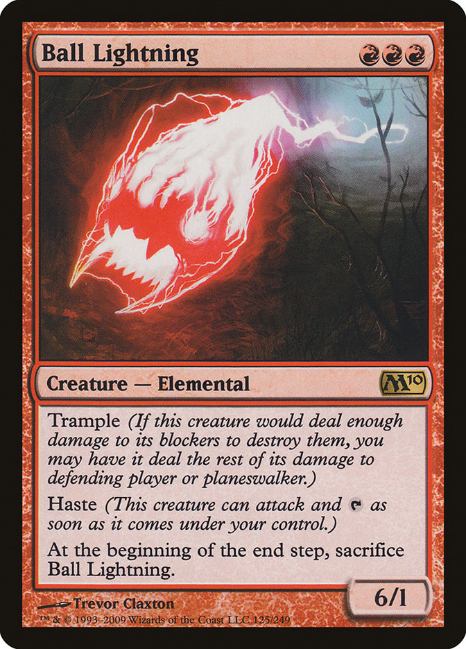 Ball Lightning (125) [Magic 2010 (M10)]