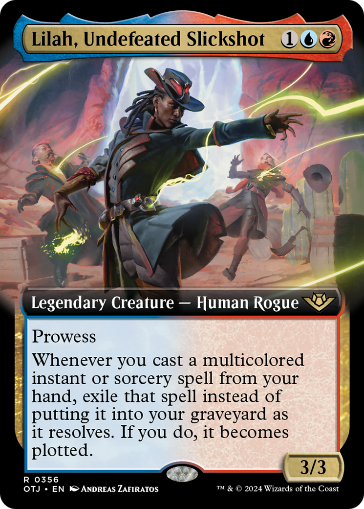Lilah, Undefeated Slickshot (Extended Art) (356) [Outlaws of Thunder Junction]