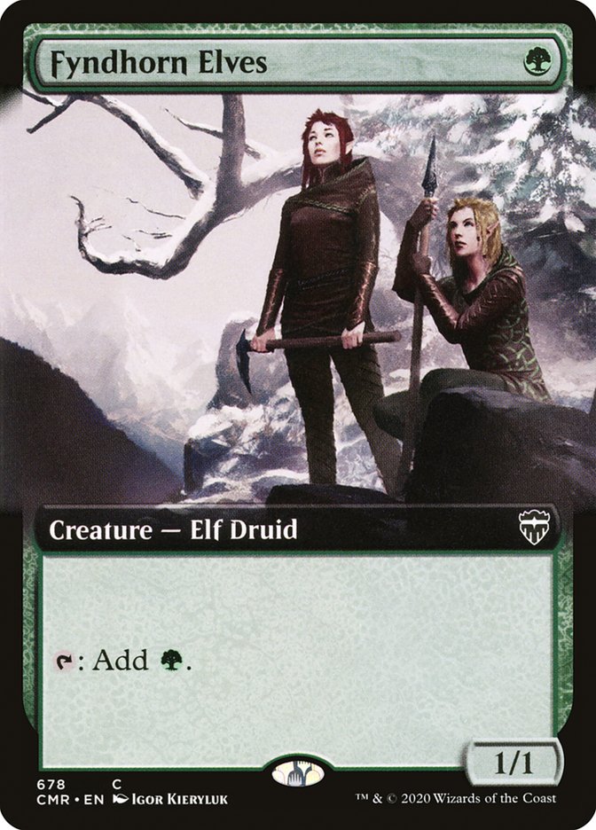 Fyndhorn Elves (Extended Art) (678) [Commander Legends]