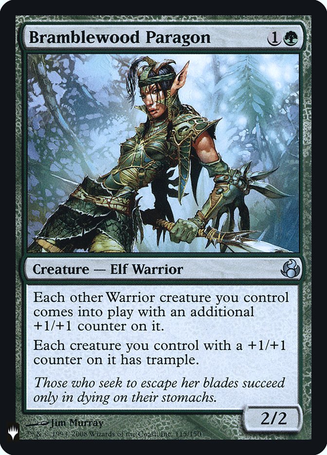Bramblewood Paragon (115) [The List Reprints]