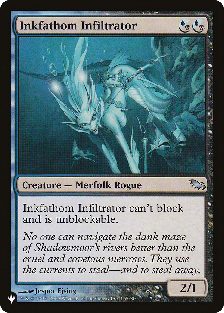 Inkfathom Infiltrator (167/301) [The List Reprints]