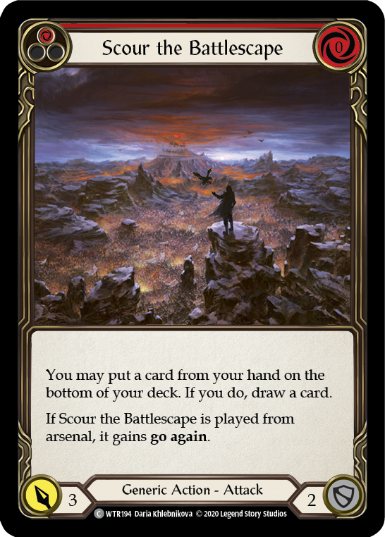 Scour the Battlescape (Red) (WTR194) [Welcome to Rathe]