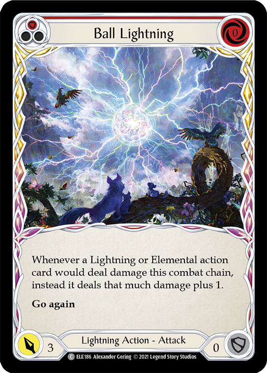 Ball Lightning (Red) (ELE186) [Tales of Aria]