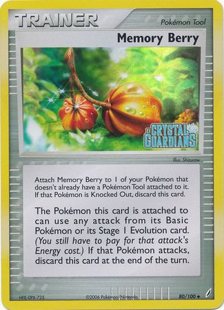 Memory Berry (80/100) [EX Crystal Guardians]