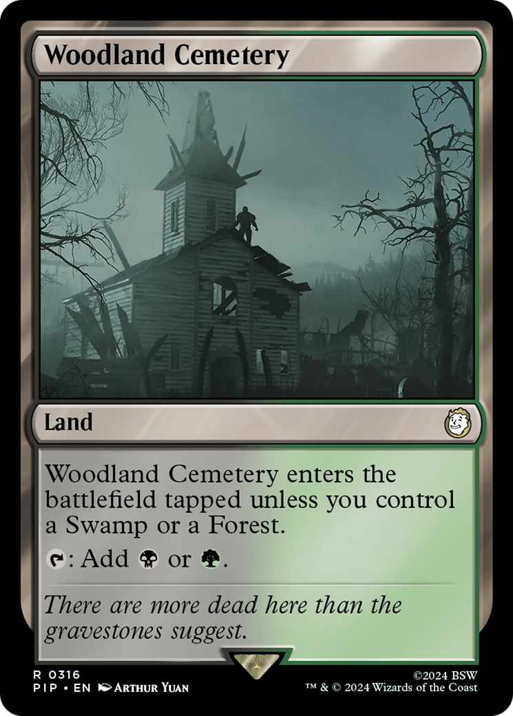 Woodland Cemetery (316) [Universes Beyond: Fallout]