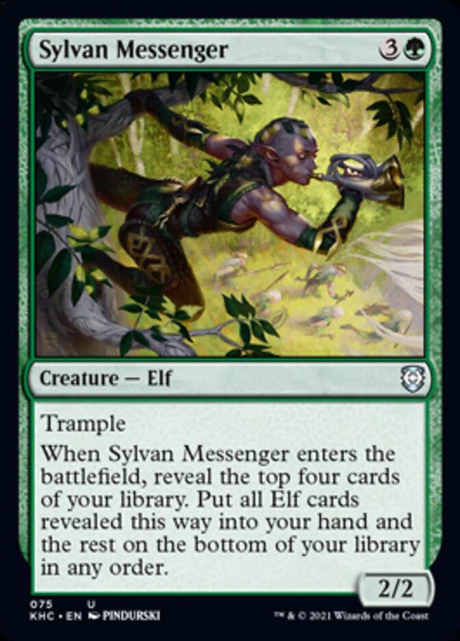 Sylvan Messenger (75) [Commander: Kaldheim]