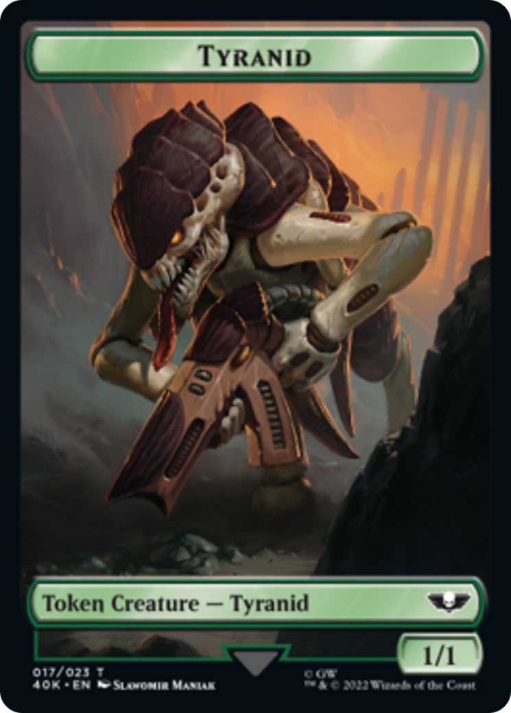 Tyranid (017) // Tyranid (018) Double-Sided Token (17 // 18) [Universes Beyond: Warhammer 40,000]