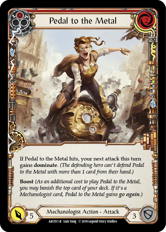 Pedal to the Metal (Red) (ARC011) [Arcane Rising]