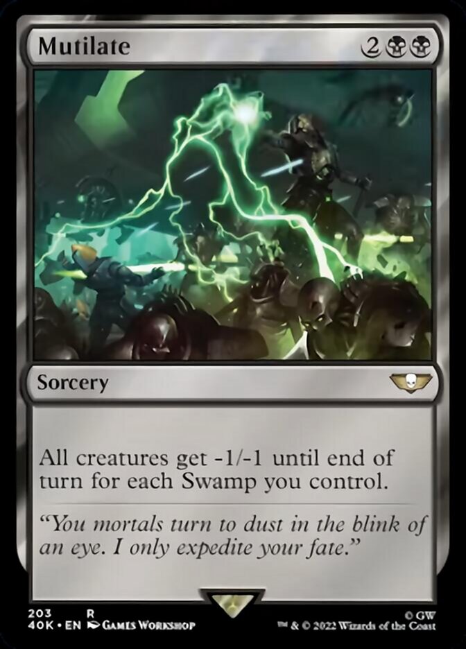 Mutilate (Surge Foil) (203) [Universes Beyond: Warhammer 40,000]