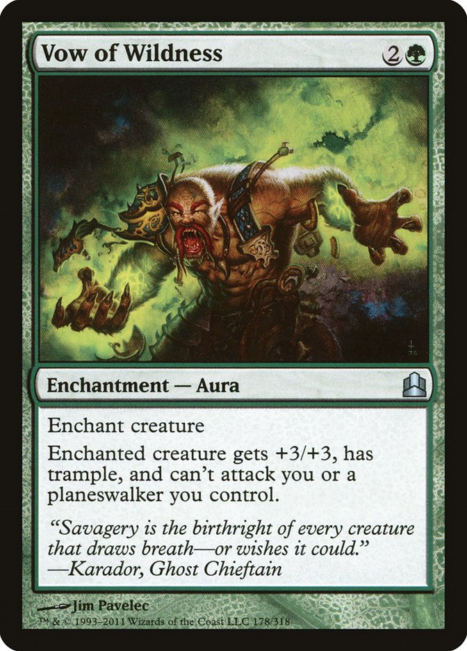 Vow of Wildness (178) [Commander]