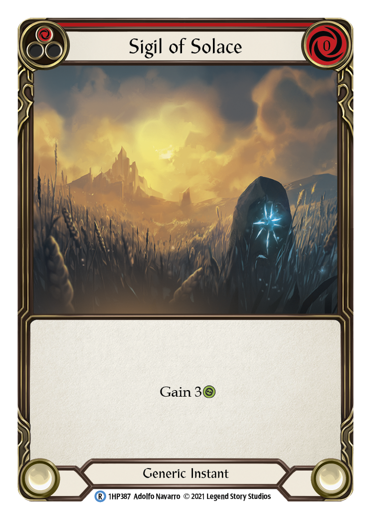 Sigil of Solace (Red) (1HP387) [History Pack Vol.1]