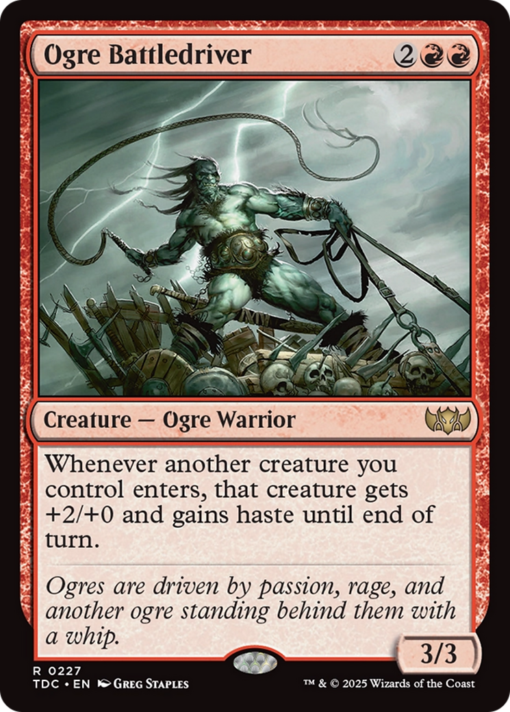 Ogre Battledriver (227) [Commander: Tarkir: Dragonstorm]
