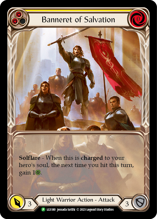 Banneret of Salvation - LGS180 (LGS180) [Flesh and Blood: Promo Cards]
