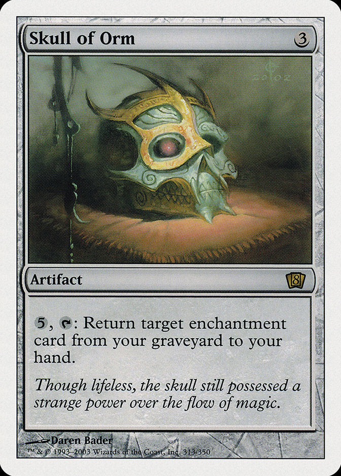 Skull of Orm (8th Edition) (313) [Oversize Cards]