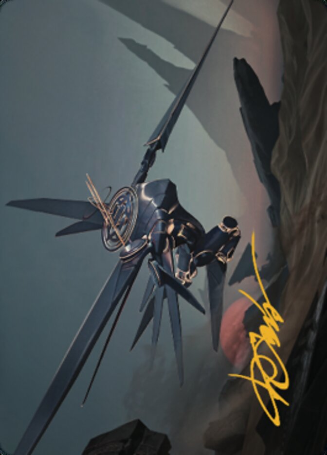 Steel Seraph Art Card (Gold-Stamped Signature) (6) [Art Series: The Brothers' War]
