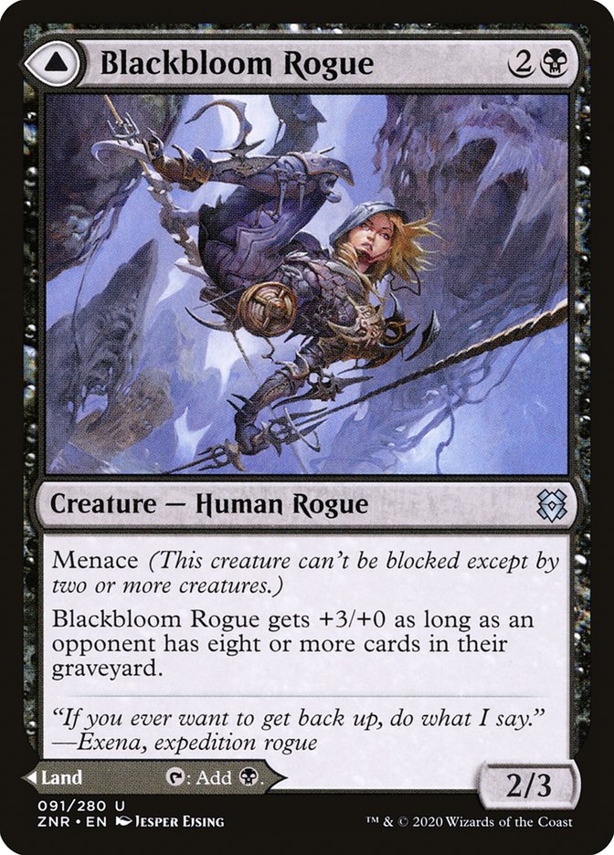 Blackbloom Rogue (91) [Zendikar Rising]