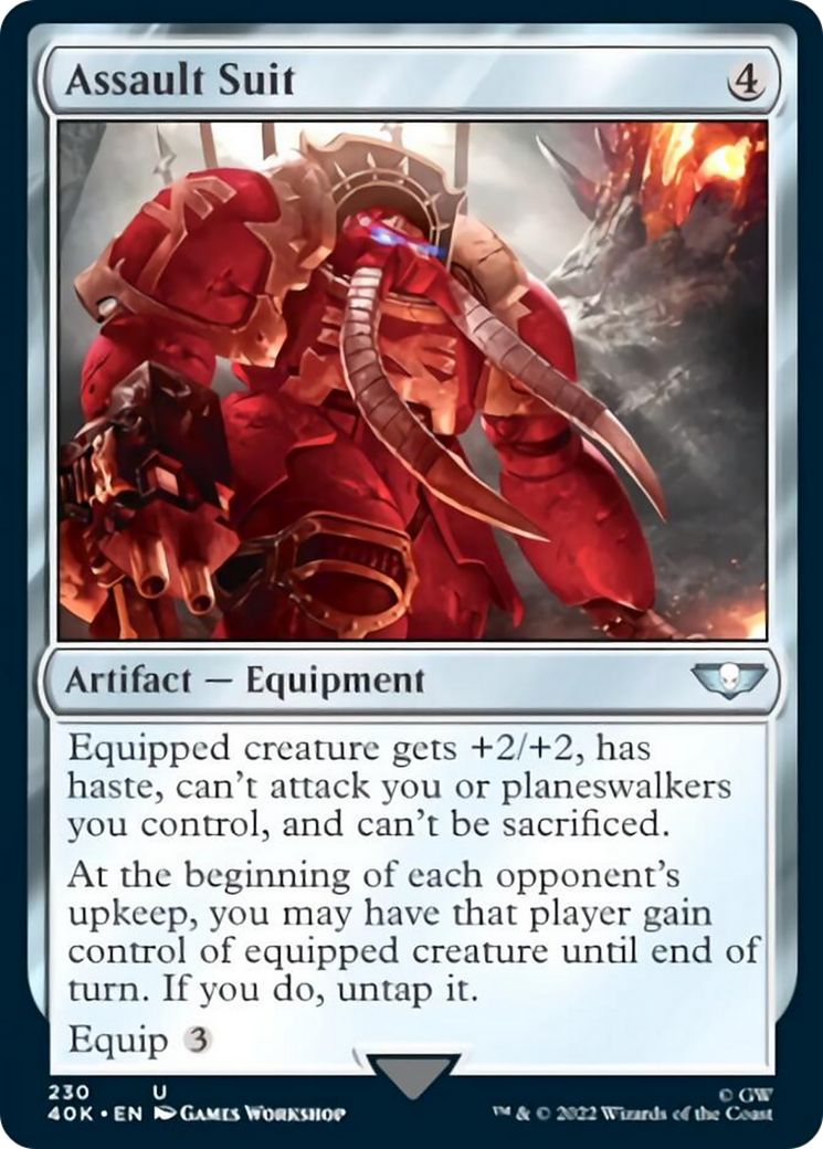Assault Suit (Surge Foil) (230) [Universes Beyond: Warhammer 40,000]