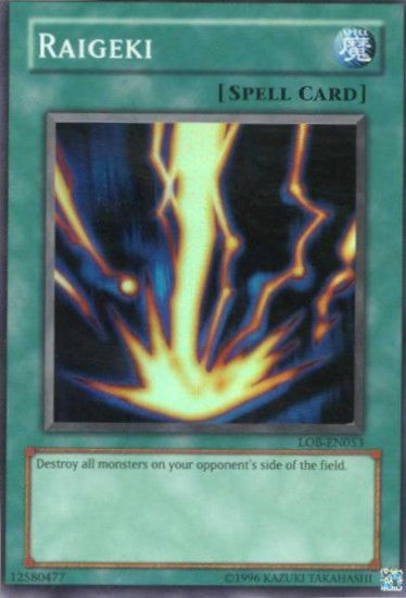Raigeki (LOB-EN053) [Legend of Blue Eyes White Dragon (Worldwide English)]