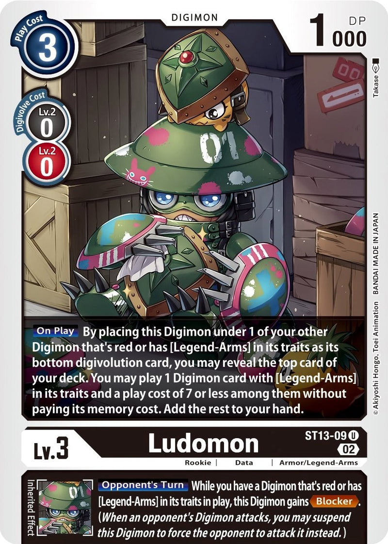 Ludomon (ST13-09 U) [Starter Deck 13: Ragnaloardmon]