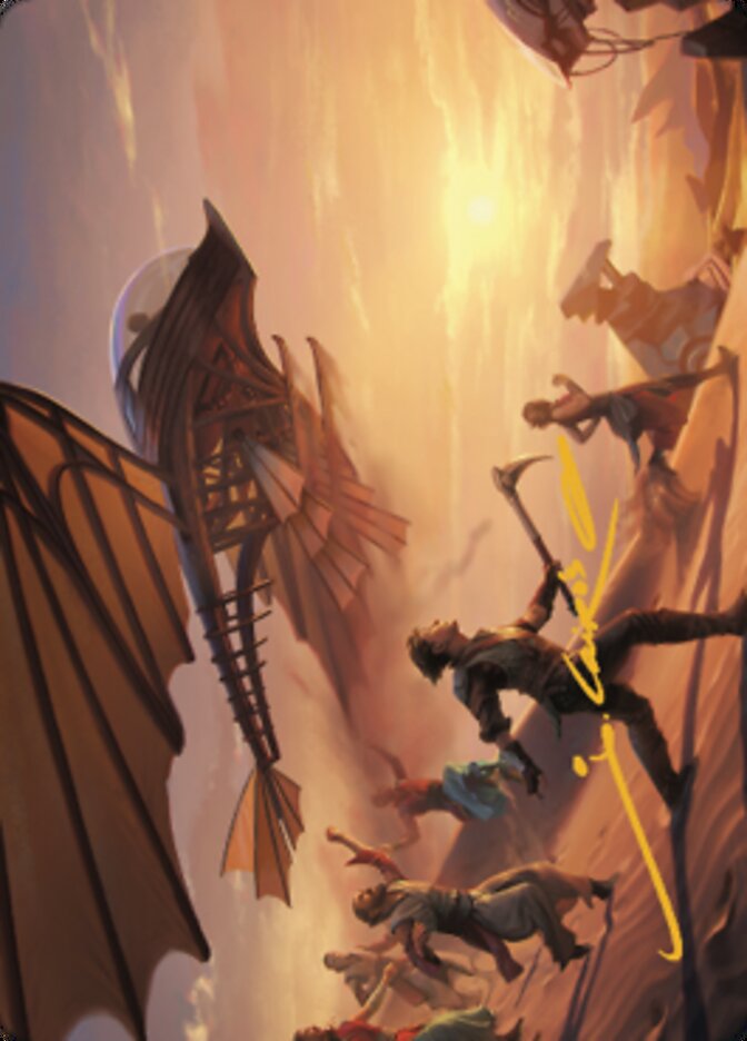 Take Flight Art Card (Gold-Stamped Signature) (12) [Art Series: The Brothers' War]