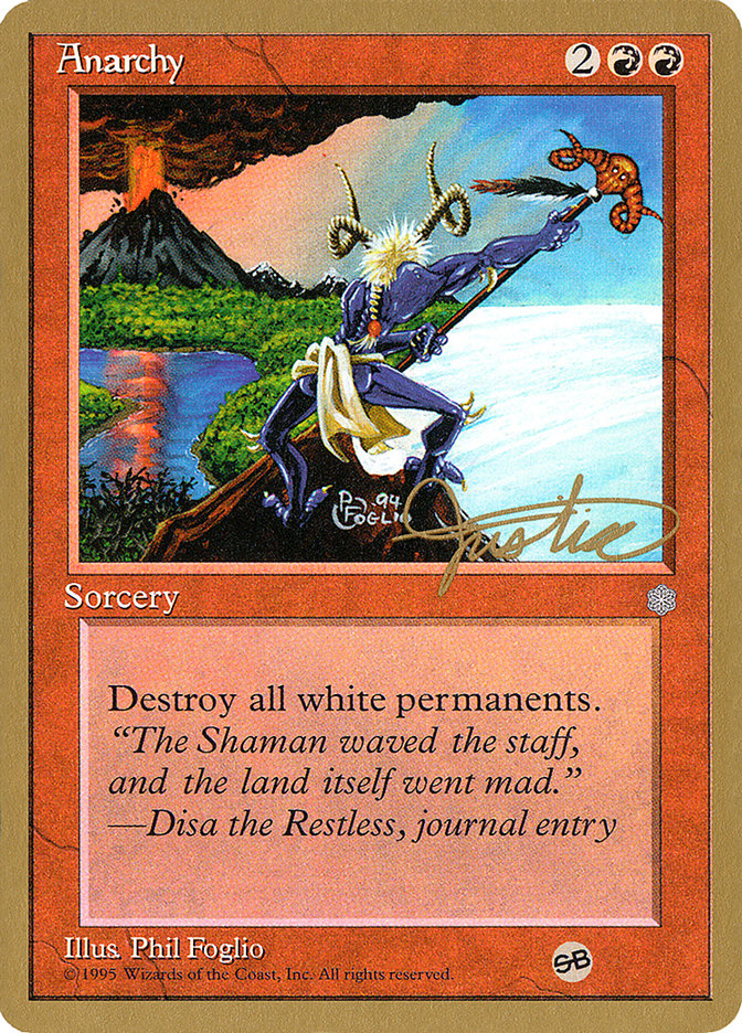 Anarchy - 1996 Mark Justice (ICE) (SB) [World Championship Decks]