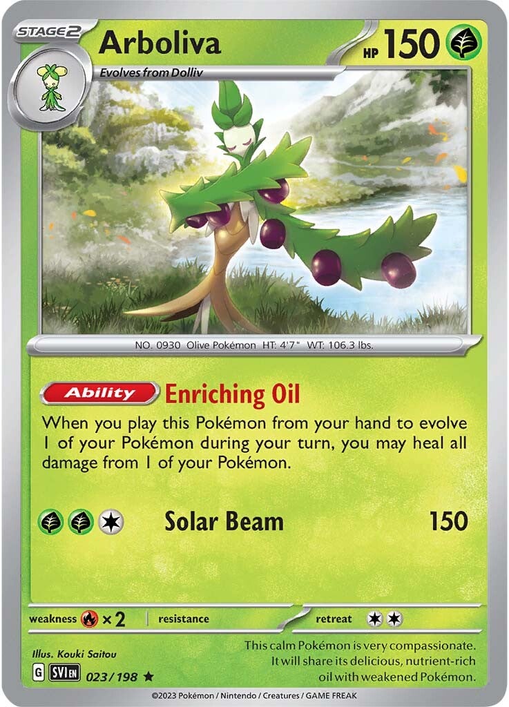 Arboliva (023/198) [SV01: Scarlet & Violet Base Set]