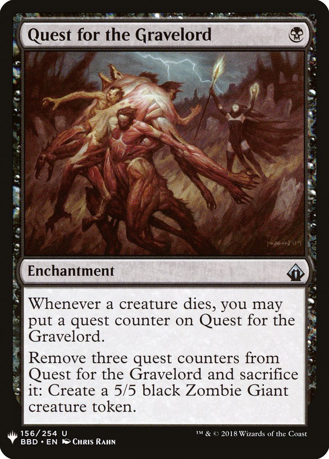 Quest for the Gravelord (156) [The List Reprints]
