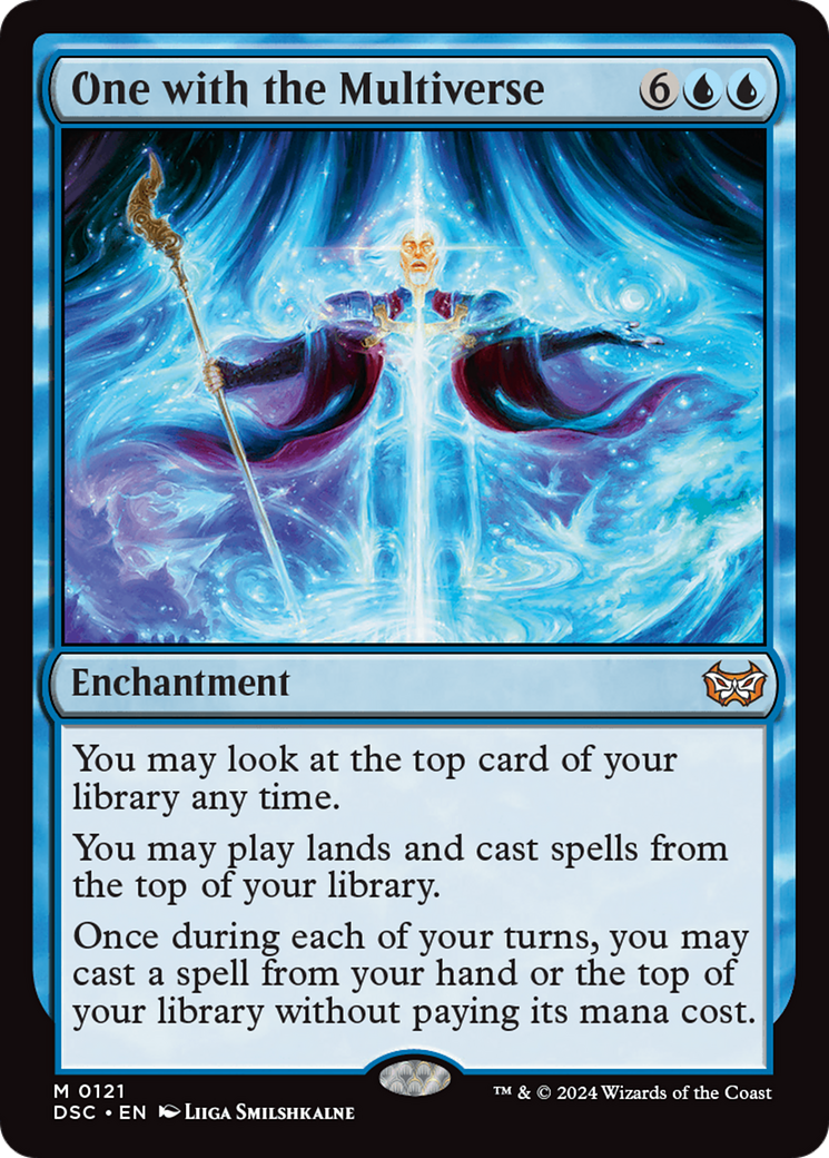 One with the Multiverse (121) [Commander: Duskmourn: House of Horror]