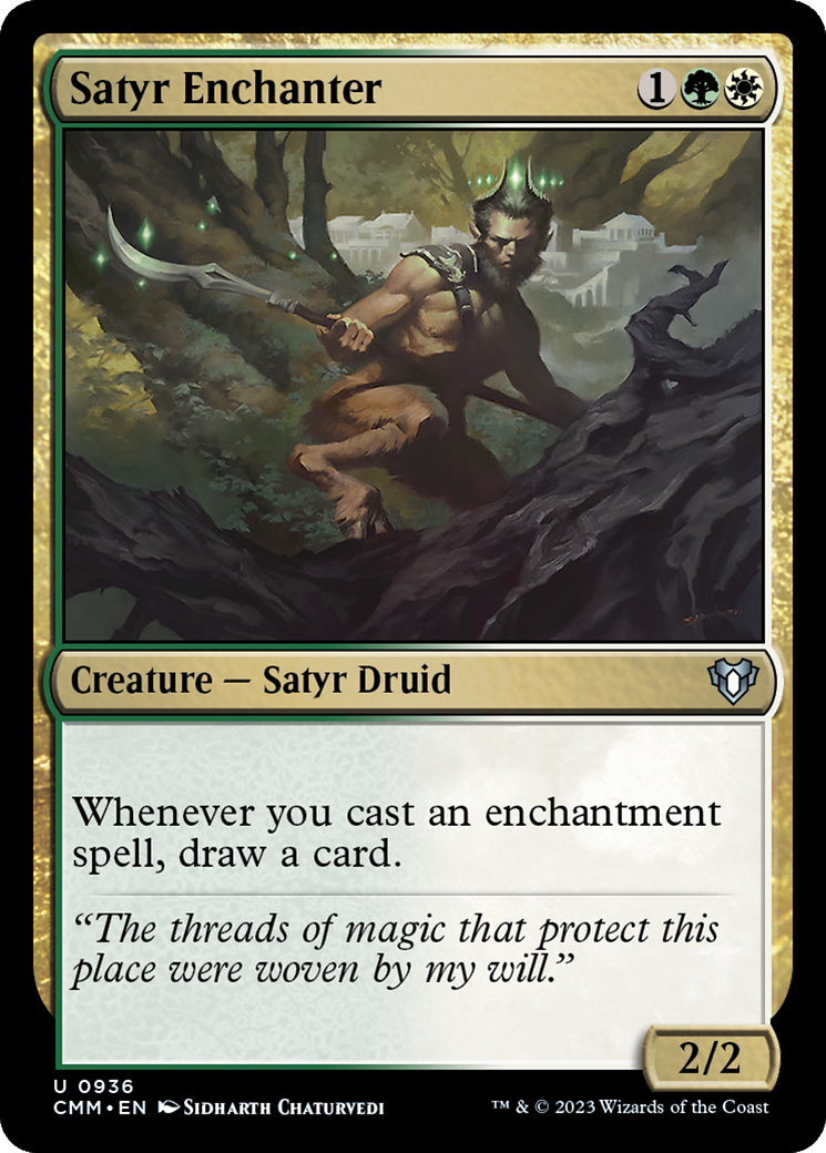 Satyr Enchanter (936) [Commander Masters]