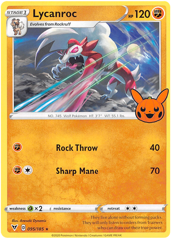Lycanroc (095/185) [Trick or Trade BOOster Bundle 2023]