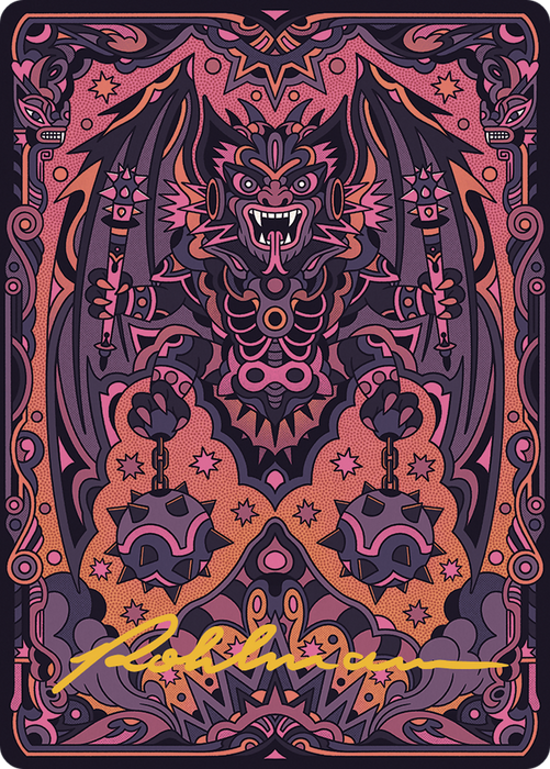 Bloodletter of Aclazotz Art Card (61/81) (Gold-Stamped Signature) [The Lost Caverns of Ixalan Art Series]