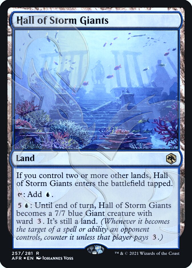 Hall of Storm Giants (257) [AFR Ampersand Promos]
