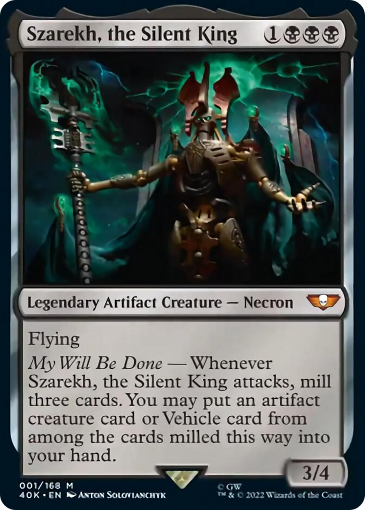 Szarekh, the Silent King (Surge Foil) (1) [Universes Beyond: Warhammer 40,000]