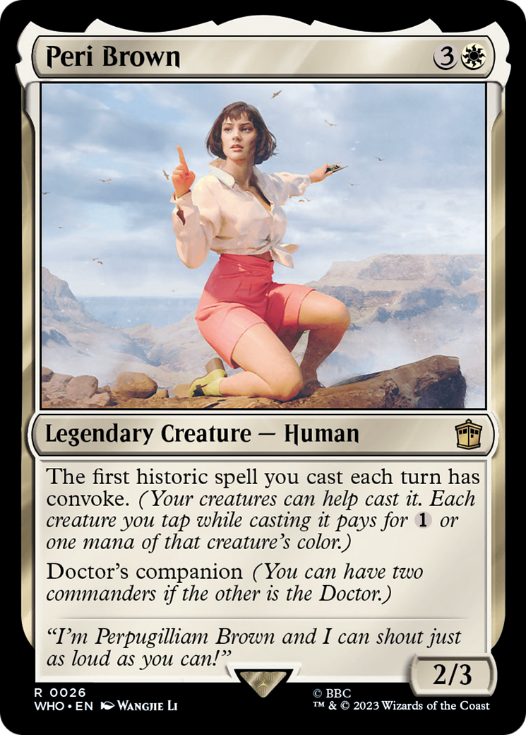 Peri Brown (26) [Universes Beyond: Doctor Who]
