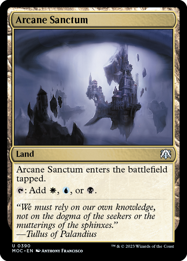 Arcane Sanctum (390) [Commander: March of the Machine]