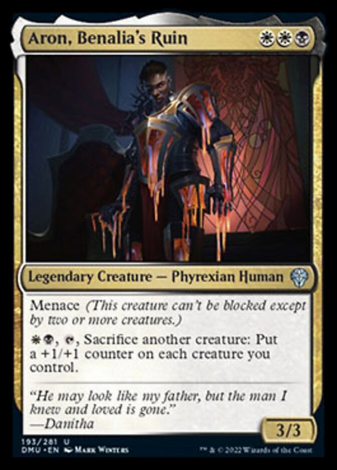 Aron, Benalia's Ruin (193) [Dominaria United]