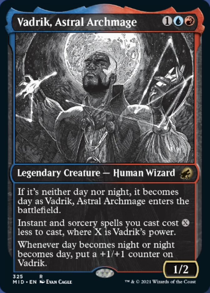 Vadrik, Astral Archmage (Showcase) (325) [Innistrad: Midnight Hunt]