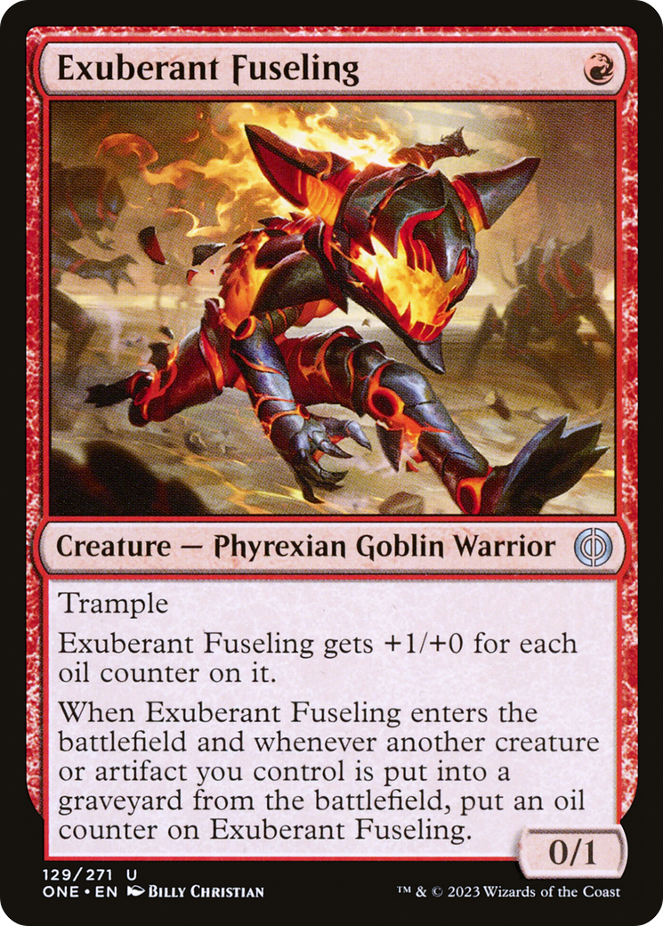 Exuberant Fuseling (129) [Phyrexia: All Will Be One]