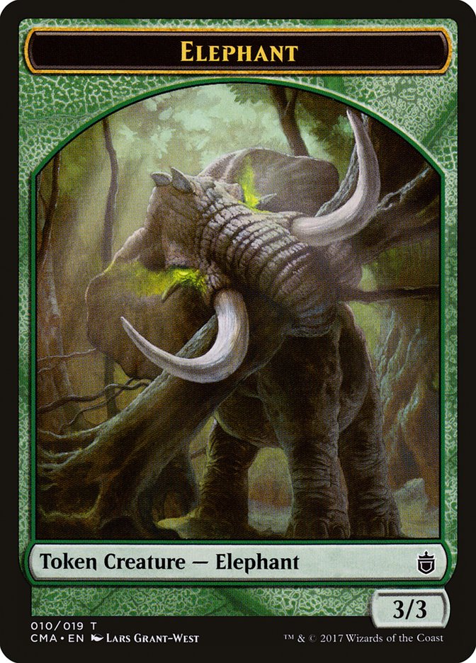 Elephant Token (010) (10) [Commander Anthology]