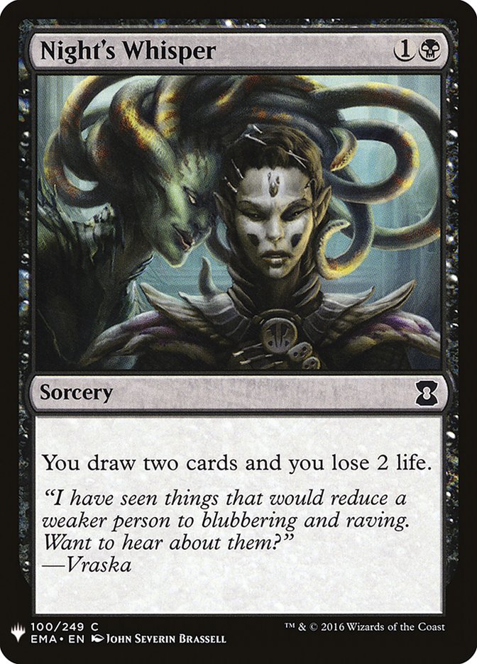 Night's Whisper (100) [The List Reprints]