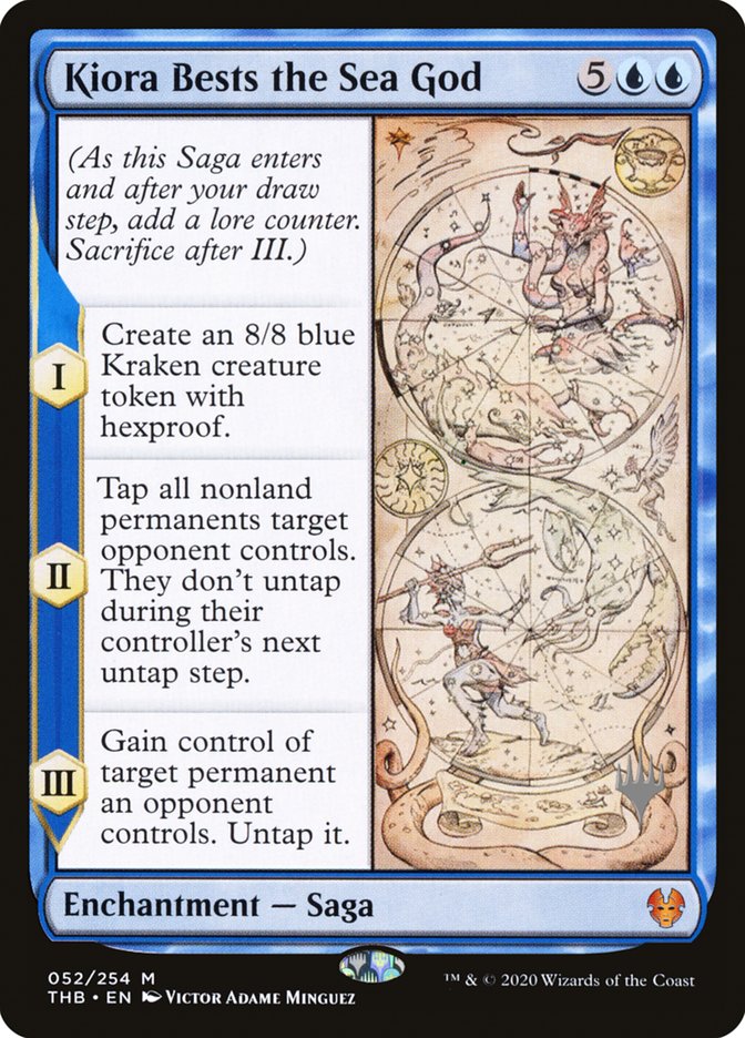 Kiora Bests the Sea God (52) [Promo Pack: Theros Beyond Death]