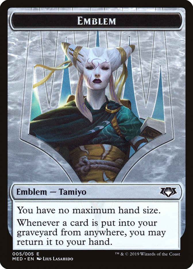 Emblem - Tamiyo, the Moon Sage (5) [Mythic Edition: Ravnica Allegiance]