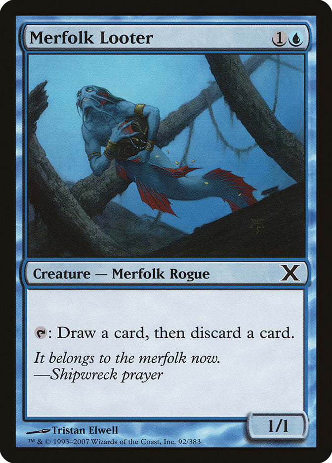Merfolk Looter (92) [10th Edition]