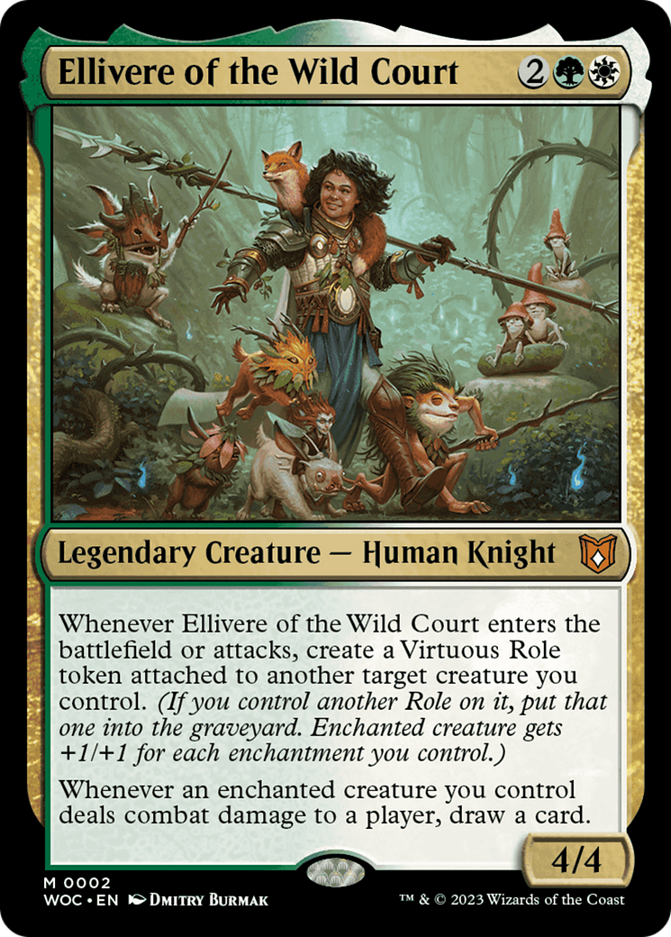 Ellivere of the Wild Court (2) [Commander: Wilds of Eldraine]