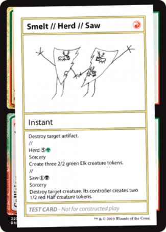Smelt // Herd // Saw (No PW Symbol) [Mystery Booster: Convention Edition Exclusives]