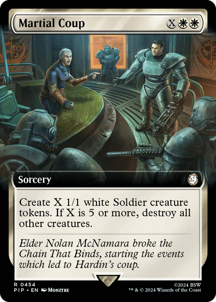 Martial Coup (Extended Art) (454) [Universes Beyond: Fallout]