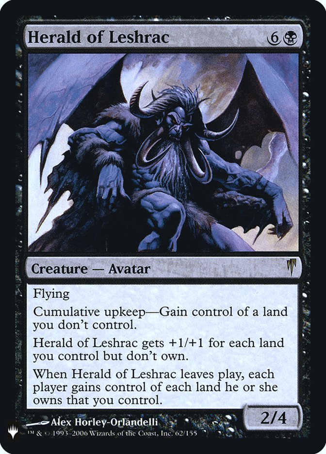Herald of Leshrac (62) [The List Reprints]
