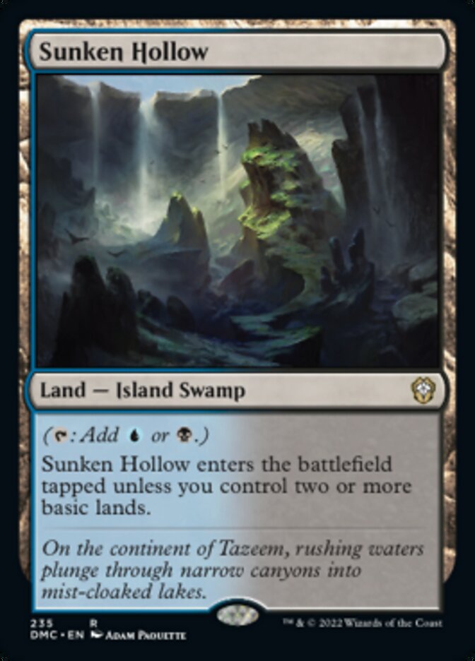 Sunken Hollow (235) [Commander: Dominaria United]