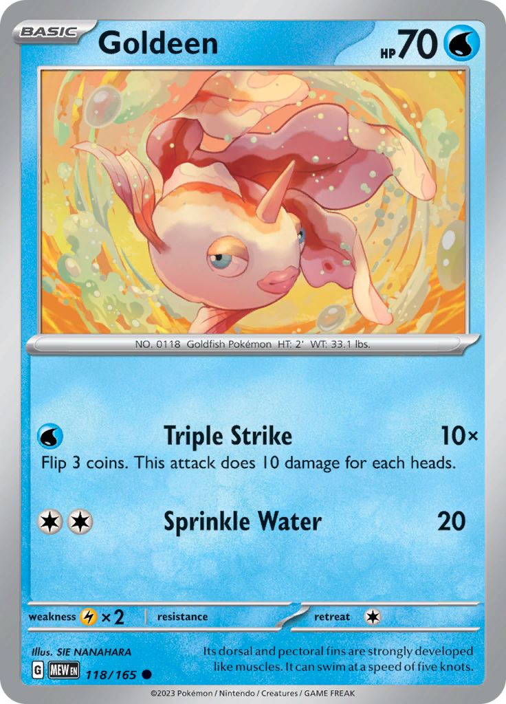 Goldeen (118/165) [SV: Scarlet & Violet 151]