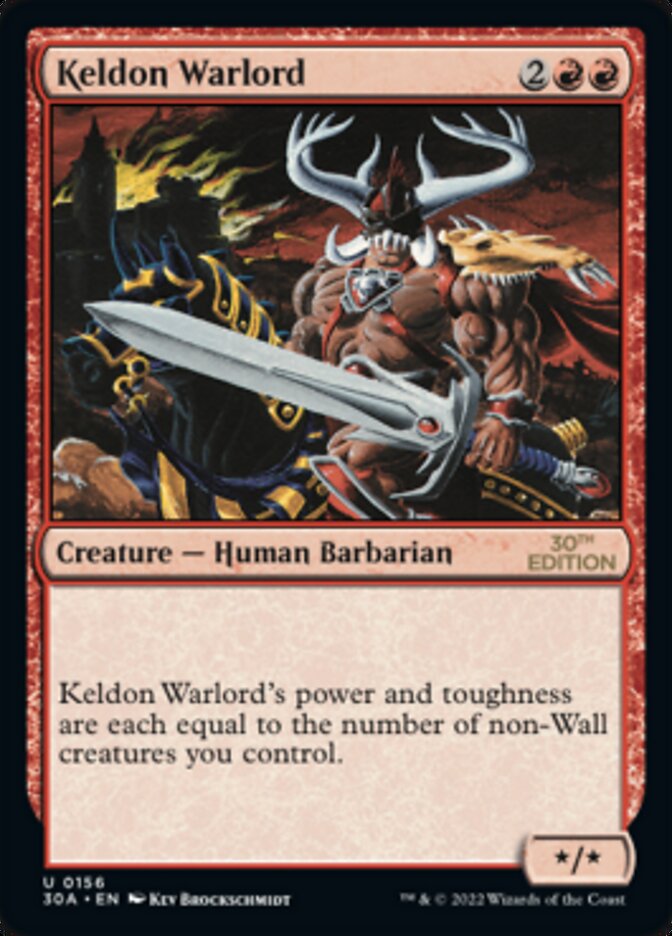 Keldon Warlord (156) [30th Anniversary Edition]